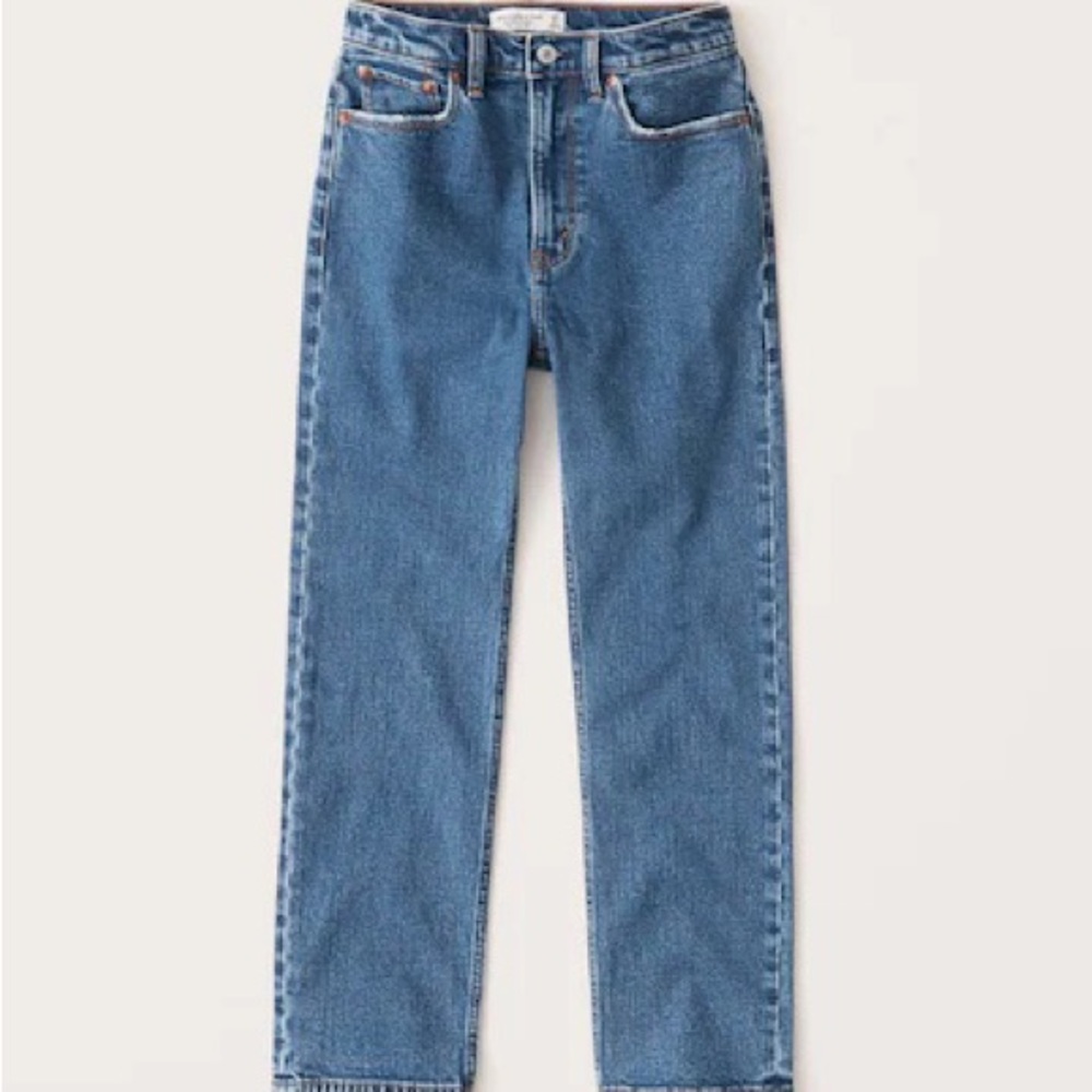 The Ankle Straight Ultra High Rise Jean